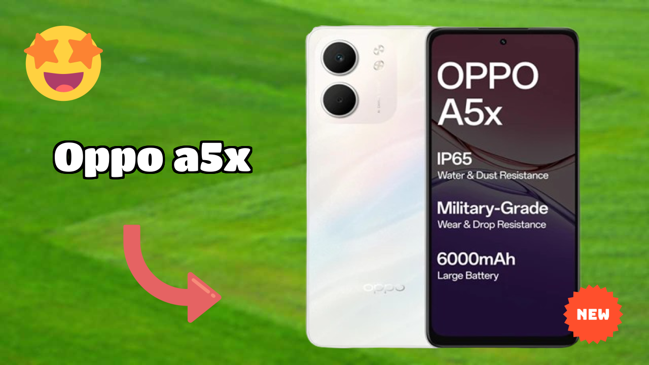 OPPO A5x Camera Quality: 5 MP Front Camera Selfie
