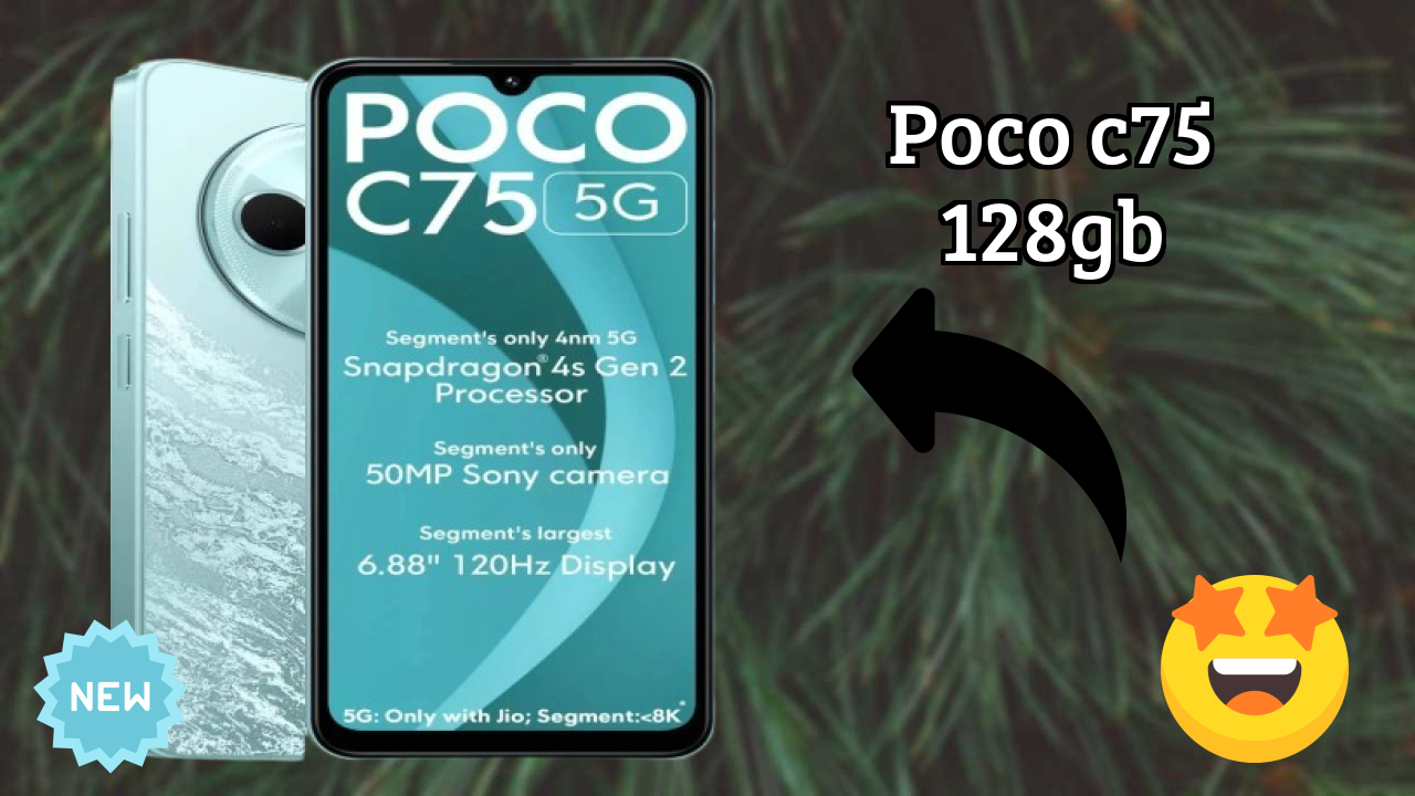 POCO C75 128GB Battery Life: 5160 MAh How Long Lasts